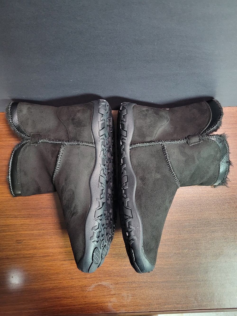 New Barefoot Winter Boots Black Faux Fur Minimalist Wome's EU 39 US 8 - Picture 5 of 8